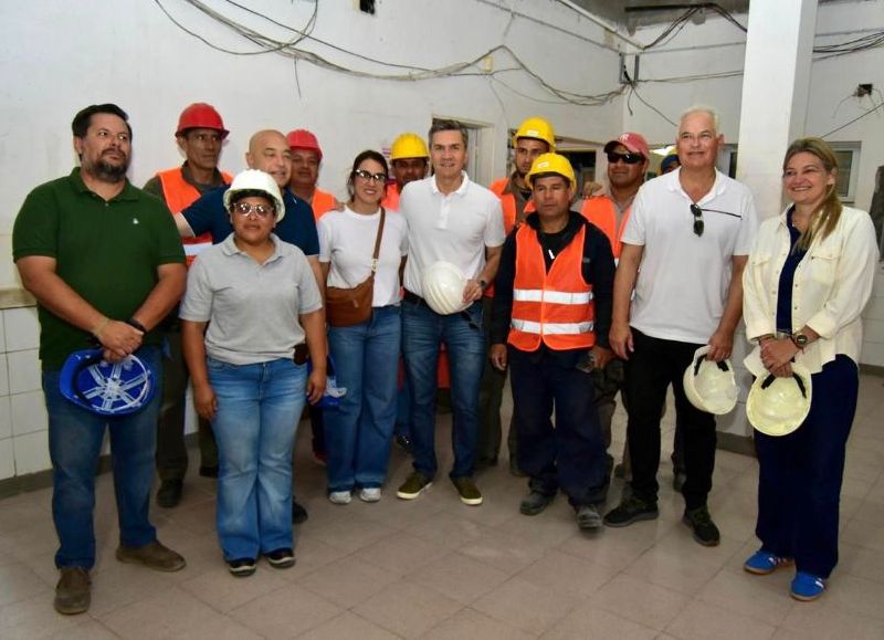 Avanzan las obras de refacción integral y ampliación del centro de salud de Villa Río Negro