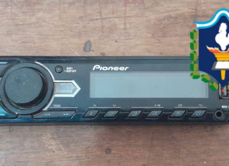 Detuvieron a un hombre por robar el estéreo de un auto en Presidencia de la Plaza