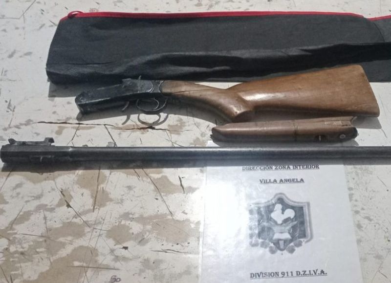 Secuestraron una escopeta y una moto tras denuncia por violencia de género en Villa Ángela