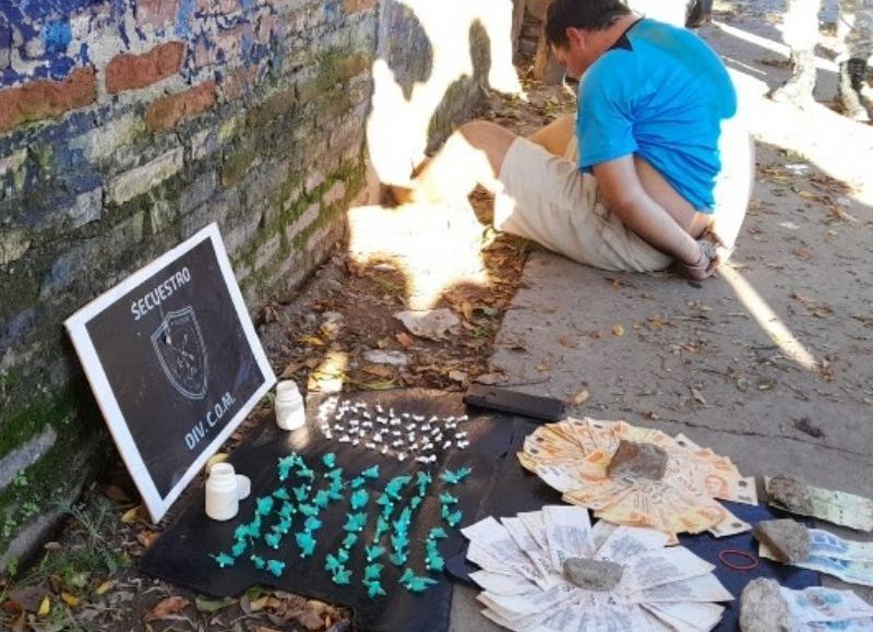 Interceptaron a un joven que tenía más de 100 dosis de cocaína en Resistencia