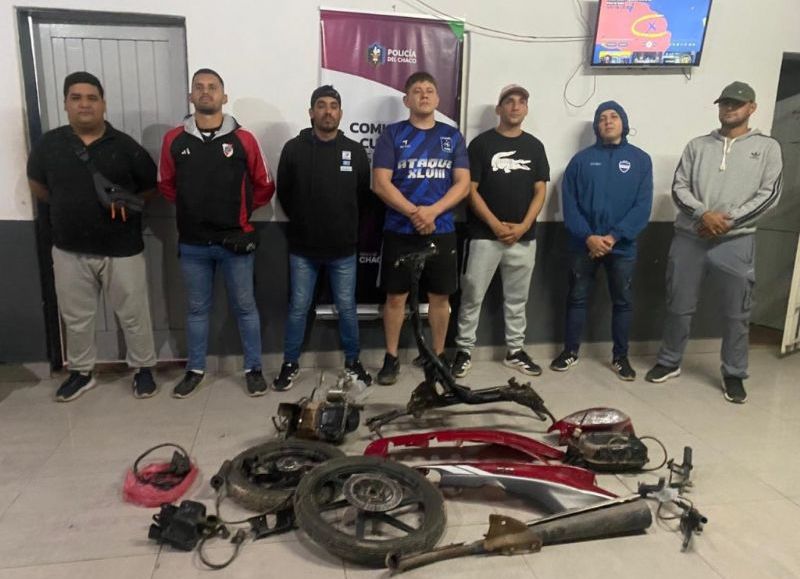 Recuperaron una motocicleta robada que fue desarmada en Resistencia