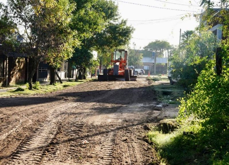 El municipio de Barranqueras avanza en el mejoramiento de calles