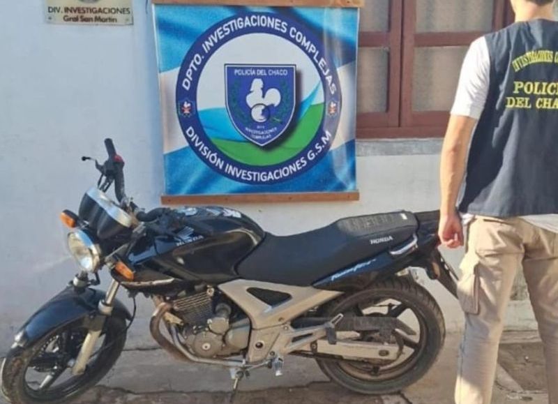 San Martín: circulaba  en una moto que era buscada por una causa de tráfico de drogas