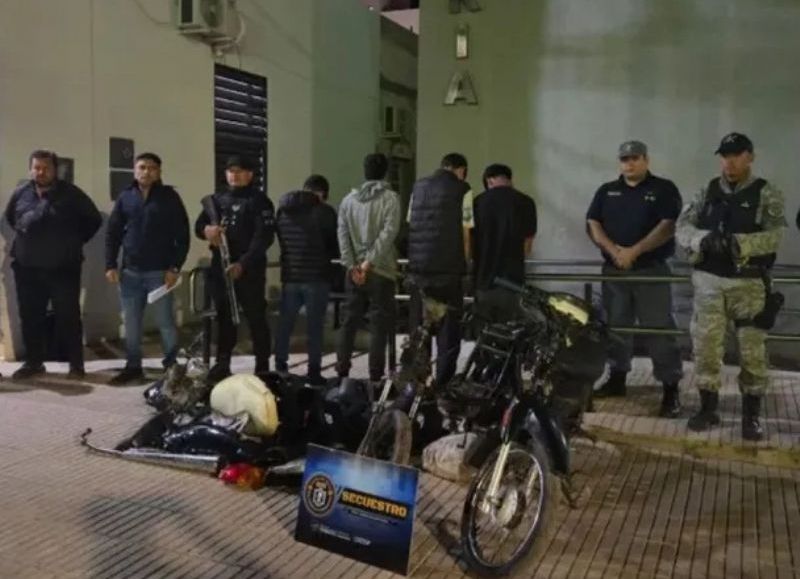 Atraparon una banda de desarmadores de motos en Sáenz Peña