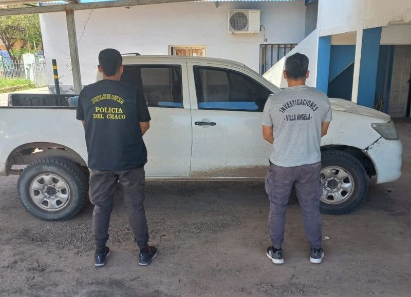 Secuestraron en Villa Ángela una camioneta que había sido robada en Córdoba