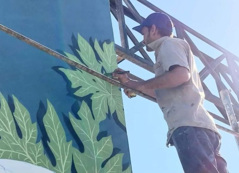 El Municipio de Colonia Elisa realiza tareas de puesta en valor de lugares históricos