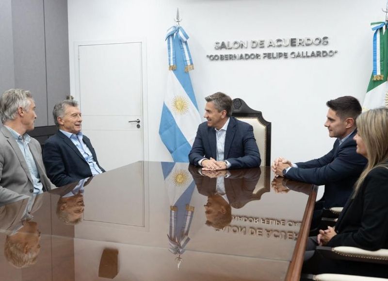El gobernador Zdero recibió al expresidente de la Nación Mauricio Macri