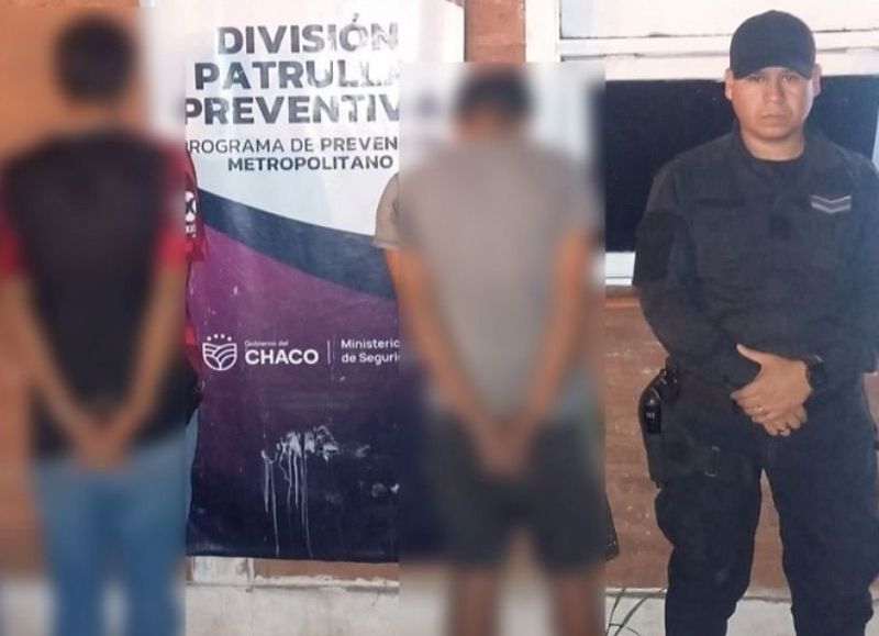 Recuperan bienes robados y detienen a dos personas en Resistencia