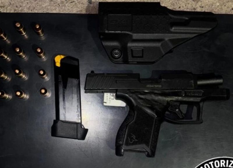 Detuvieron en Resistencia a un hombre que circulaba armado con una pistola 9 milímetros