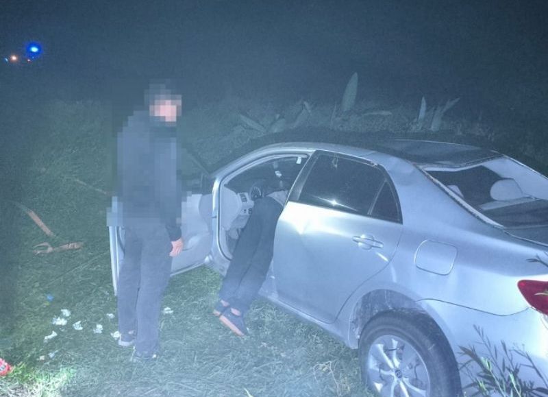 Un auto despistó en la Ruta 11, a la altura de Basail