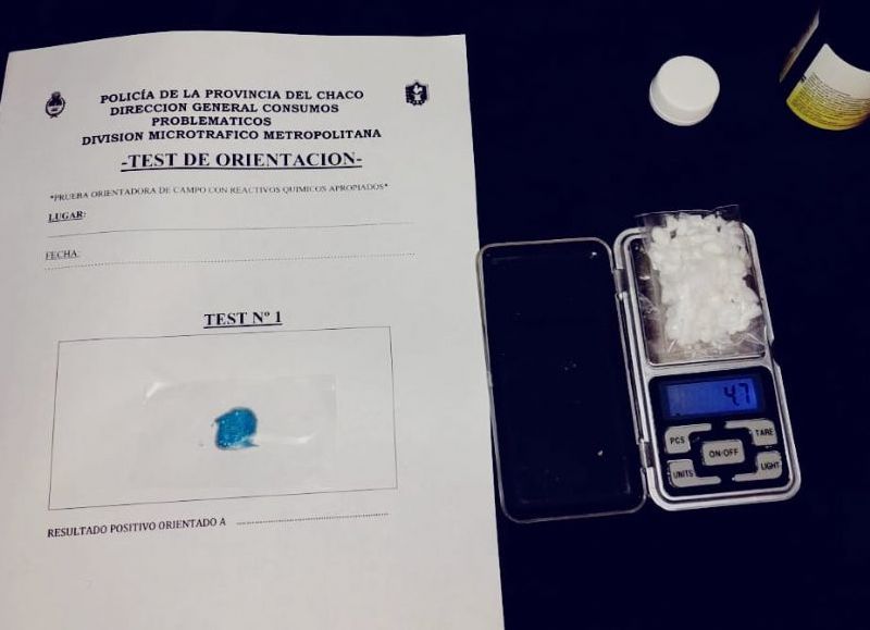 Resistencia: circulaba con 32 bochitas de cocaína