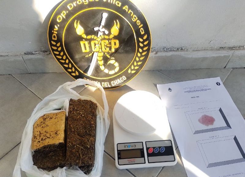 Villa Berthet: lo detuvieron con más de 1 kilo de marihuana