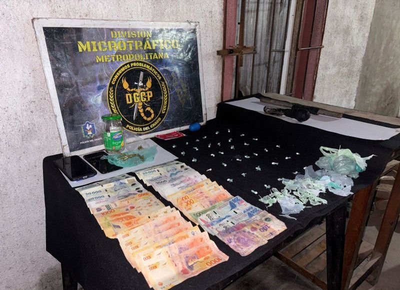 Importante operativo antidrogas en Charata dejó varios aprehendidos y secuestro de sustancias