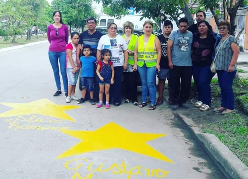 Se pintó una nueva estrella amarilla en Resistencia