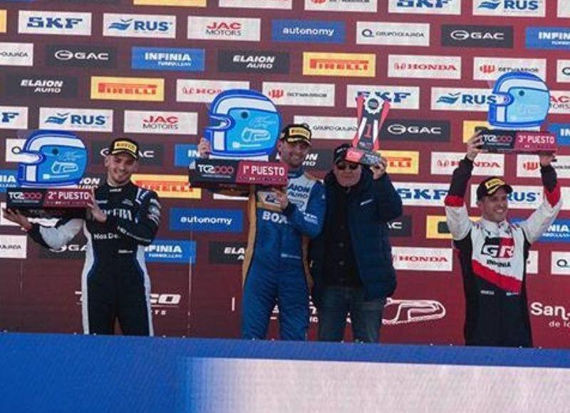 Lucas Carabajal subió al podio en su segunda carrera en el TC2000