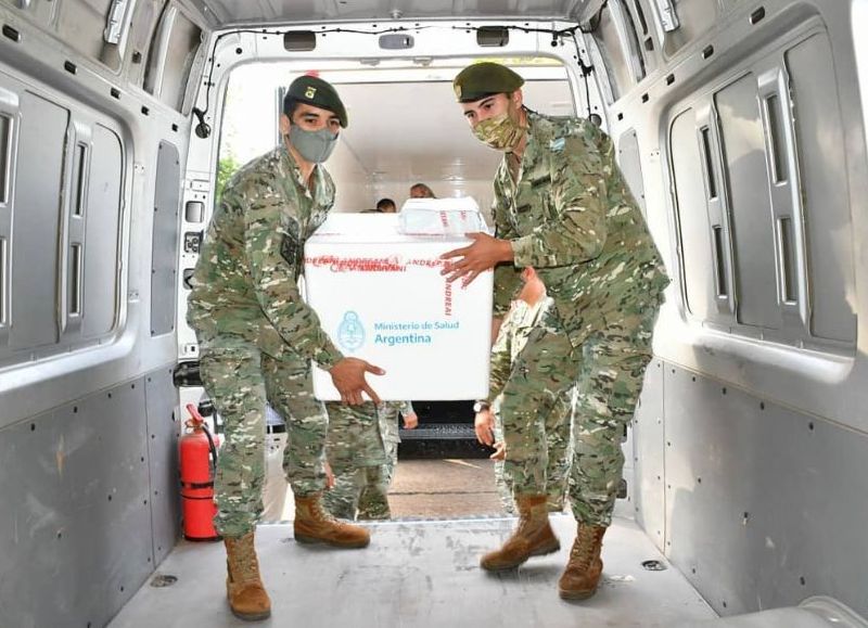 Sputnik V: llegó al Chaco un cargamento de 10.600 dosis