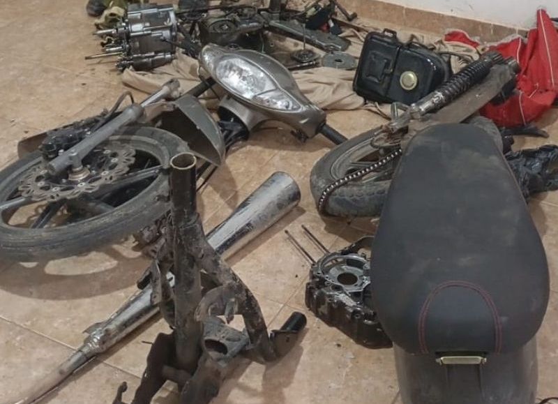 Secuestraron motopartes vinculadas a un robo en Resistencia