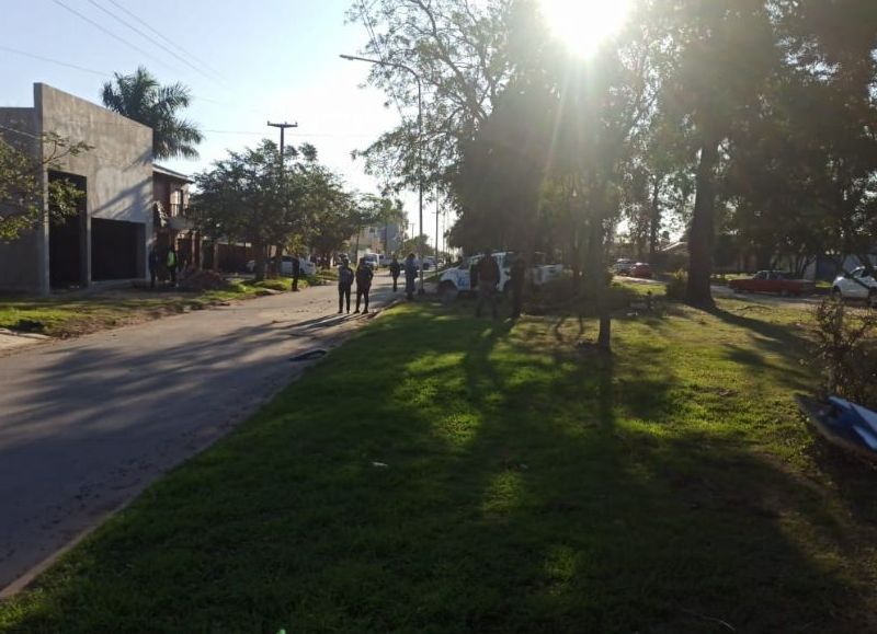 Sáenz Peña: policía en grave estado tras colisión de patrullero y automóvil