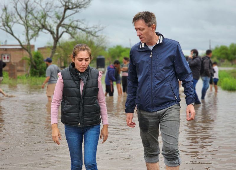Activaron asistencia inmediata en Tres Isletas tras las intensas lluvias