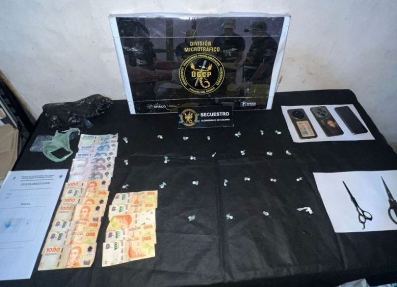 Allanamiento por narcomenudeo en Resistencia: secuestran droga y detienen a una mujer