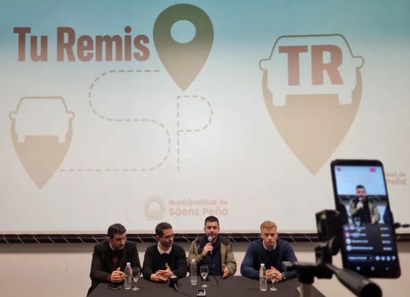 El municipio de Sáenz Peña presentó la aplicación "Tu Remis SP"