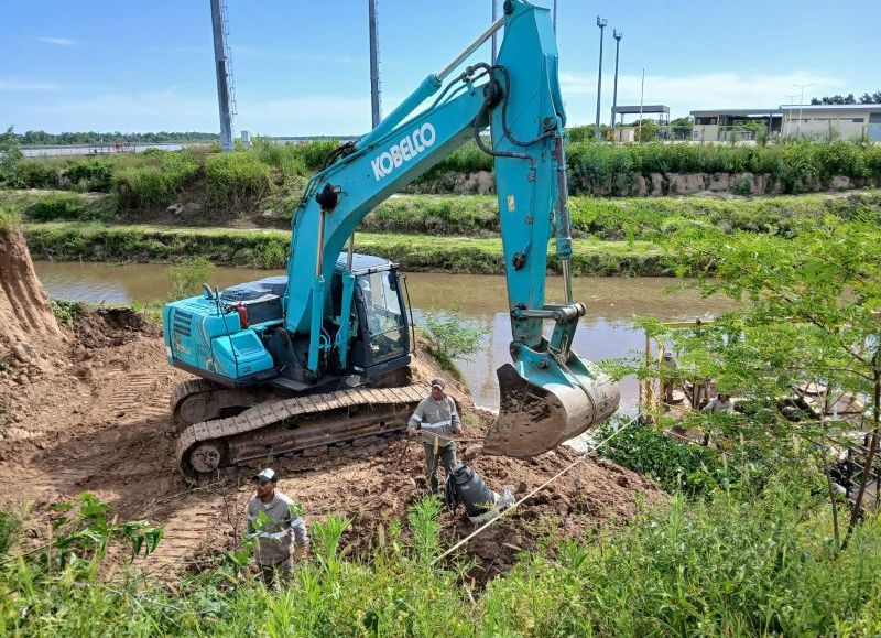 Sameep realizó trabajos claves para reforzar el abastecimiento de agua en el Departamento Bermejo