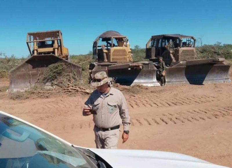 Detectaron y frenaron un desmonte de 300 hectáreas en Los Frentones