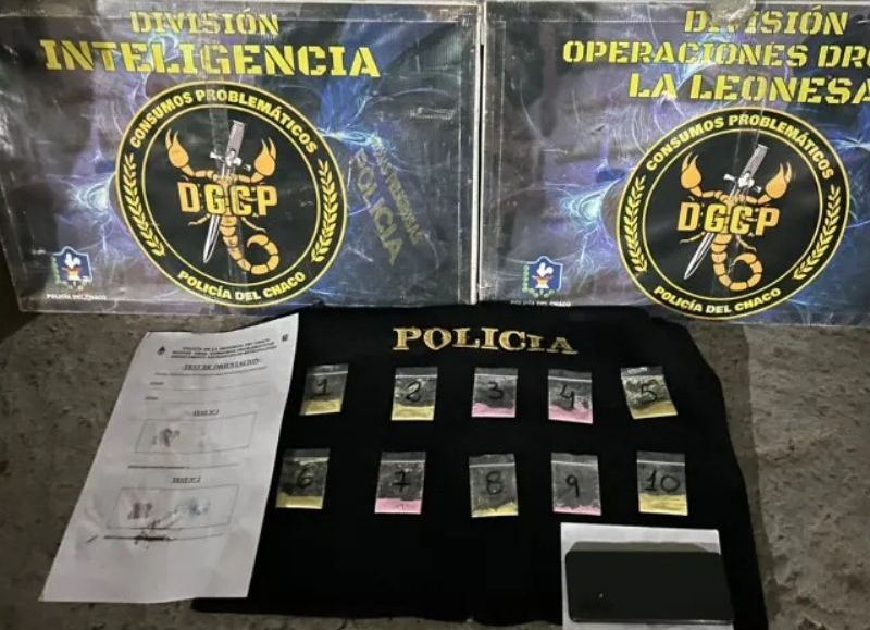 Detuvieron a un joven con 10 bolsitas de "Tusi" en el centro de Resistencia