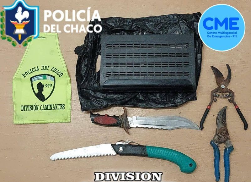 La División Caminantes blindó el microcentro de Resistencia con cinco procedimientos exitosos