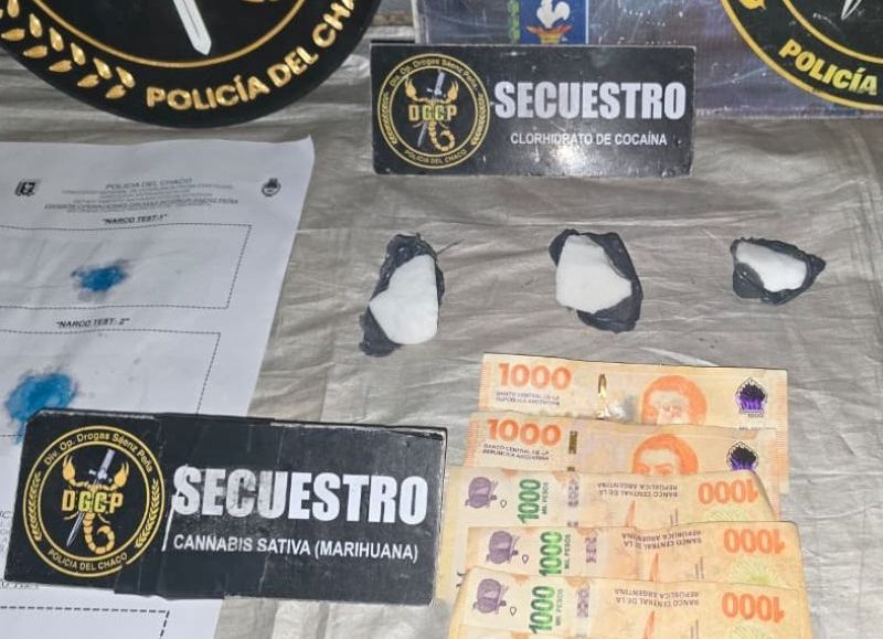 Detuvieron a un hombre con cocaína y marihuana en el acceso a Sáenz Peña