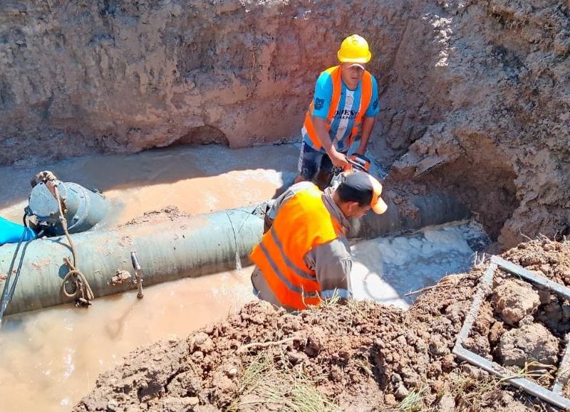 Sameep reparó el acueducto Norte y se restablece el servicio de agua potable