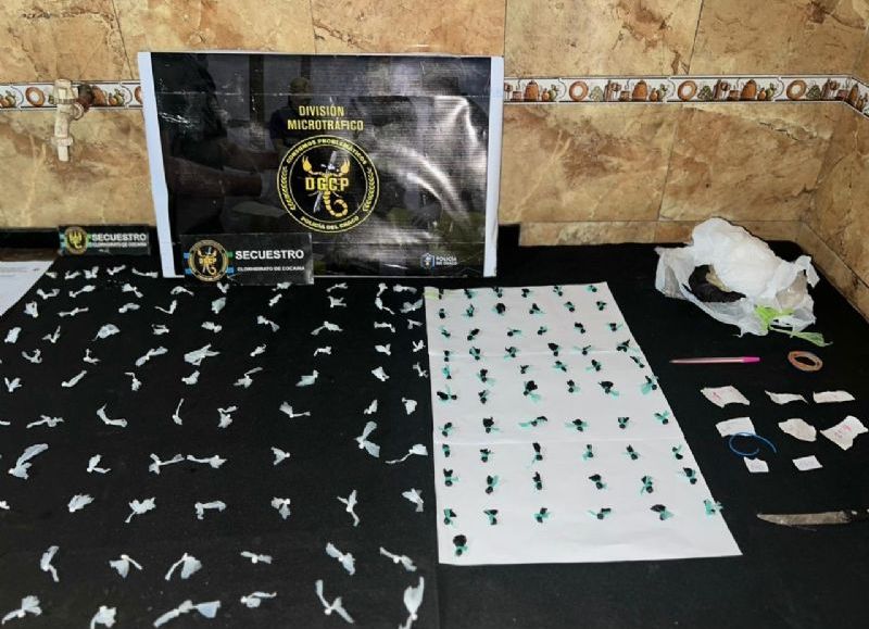 Secuestraron cocaína y detuvieron a un hombre en Villa del Oeste