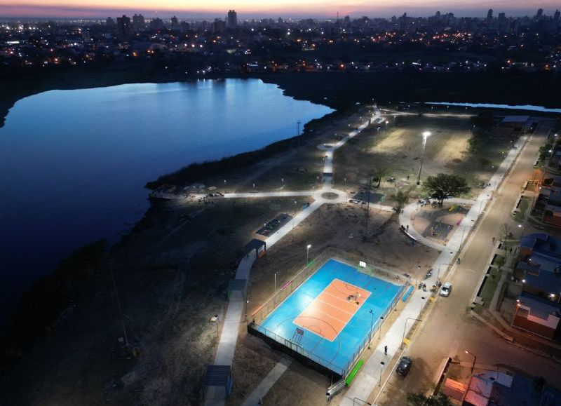 Martínez inauguró el Parque Urbano Laguna Prosperidad en Resistencia