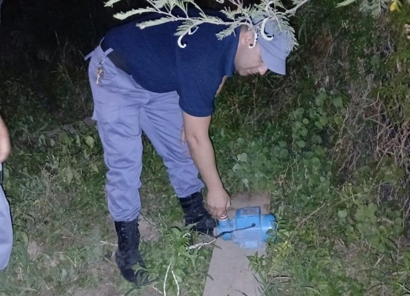 Hallaron un motor de agua robado y lo restituyeron a su dueña en Avia Terai