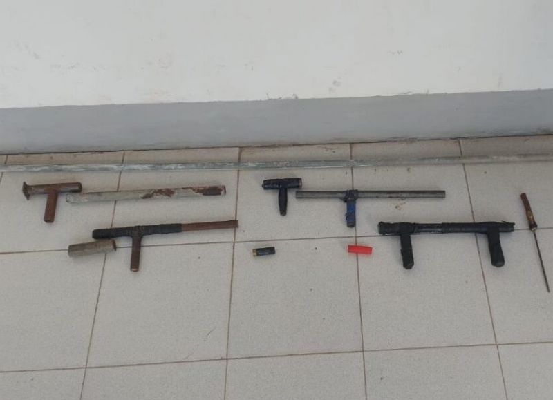 Secuestraron una importante cantidad de armas tumberas en Las Breñas