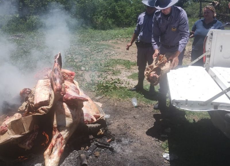 General San Martín: en nuevos controles, secuestraron más de 200 kilos de carne