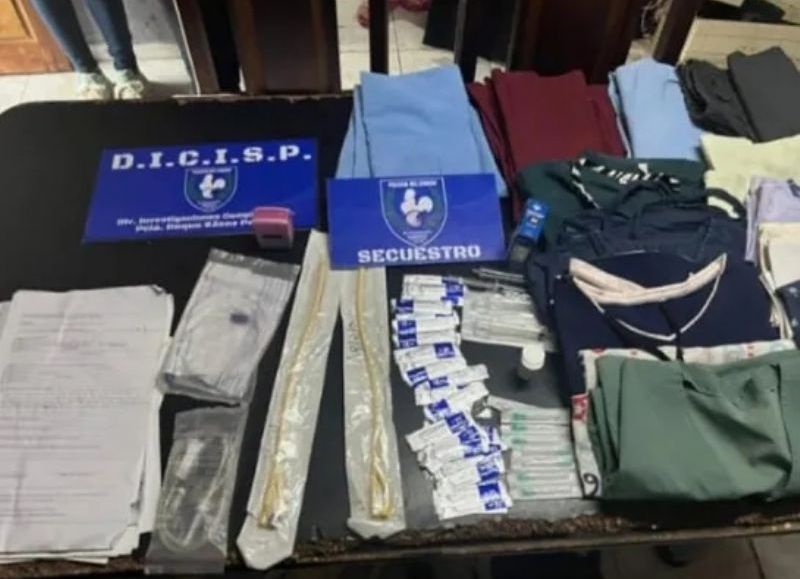 Caso “Falsa médica”: allanaron una vivienda en Sáenz Peña y secuestraron insumos sanitarios