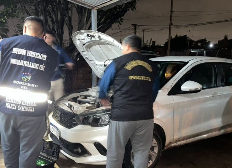 Detectaron un auto adulterado y con patente falsa en Sáenz Peña