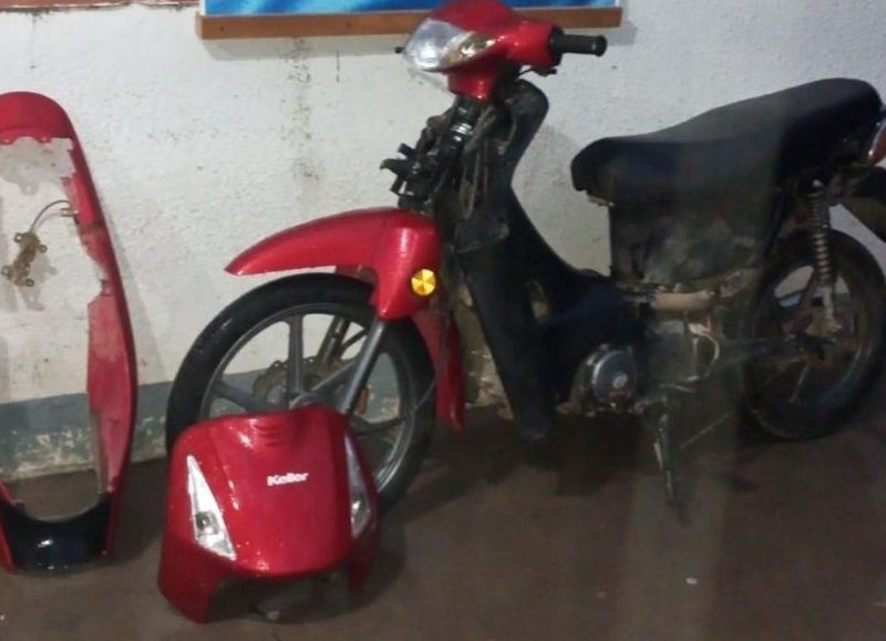 Tras una investigación, recuperaron una moto robada en San Martín