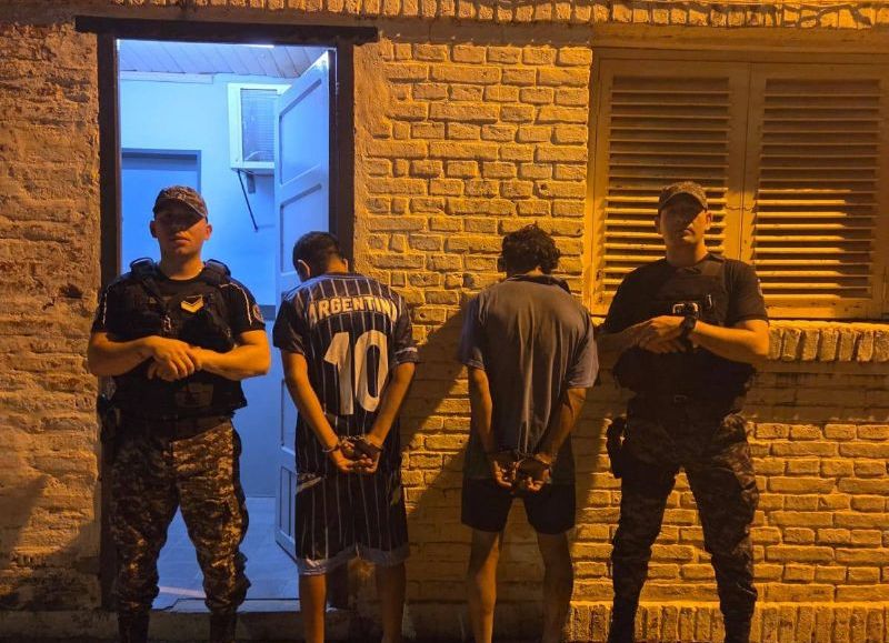 Operativo de saturación en barrios dejó 20 detenidos y un policía herido en Sáenz Peña