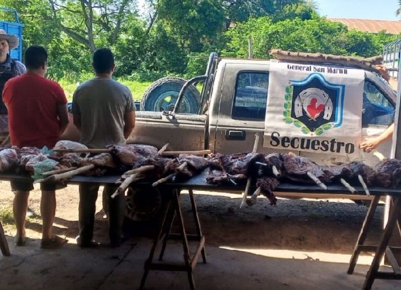 Investigan un caso de abigeato tras el secuestro de más de 120 kilos de carne en General San Martín
