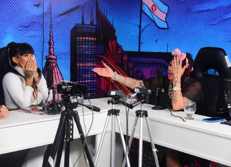 VIDEO | La Chabona le hizo una pregunta a su comadre, la modelo chaqueña Michelle Notagay, que se cayó de culo