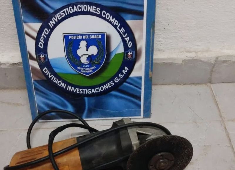 San Martín: se llevó la amoladora de su jefe