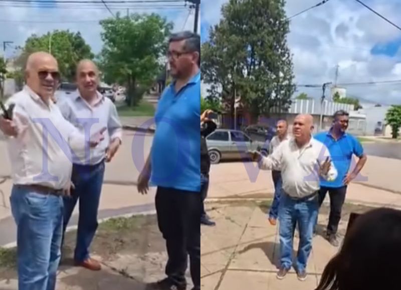 VIDEO | El diputado Aldo Leiva intentó frenar un operativo de Ñachec en General San Martín