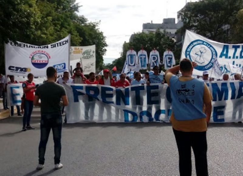 El Frente Gremial Docente convoca a una manifestación para este jueves