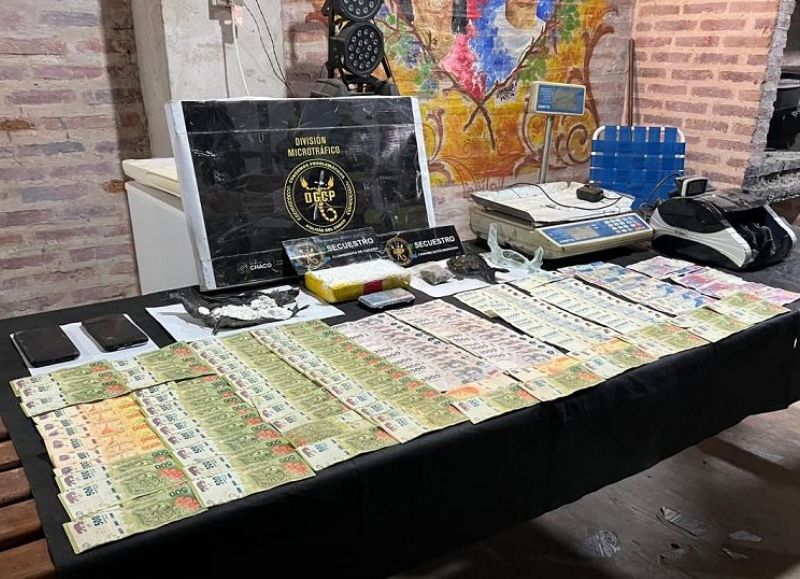 Secuestran más de un kilo de cocaína y dinero en Resistencia