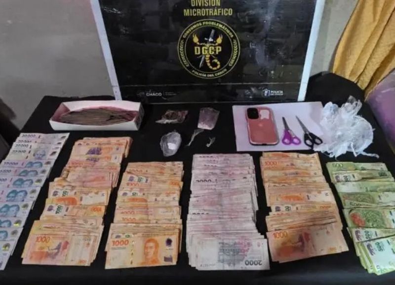 Una joven detenida y más de 550 mil pesos secuestrados tras desmantelar un búnker en Resistencia