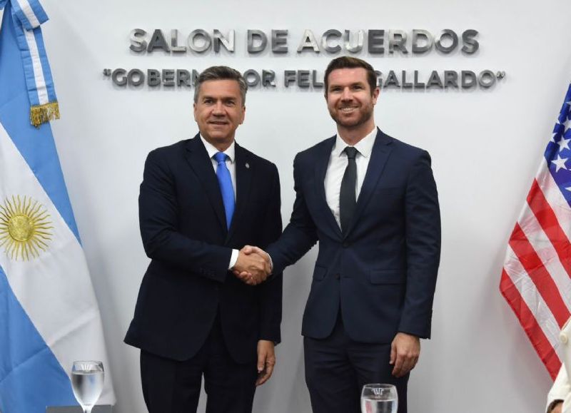 El Gobierno provincial recibió al representante de Asuntos Económicos de la Embajada de Estados Unidos
