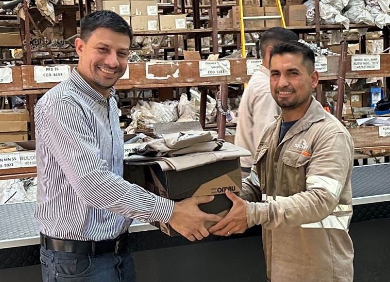 Secheep entregó ropa y calzado de seguridad al personal operativo