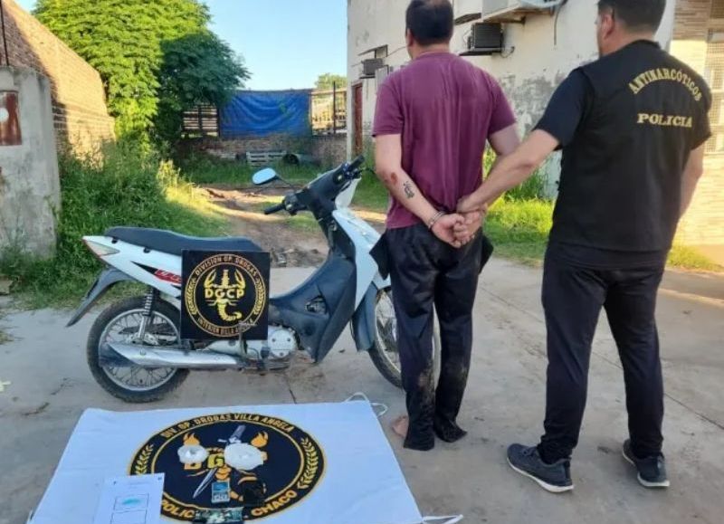 Detuvieron a un hombre con cocaína luego de que intentó evadir un control policial en Villa Ángela